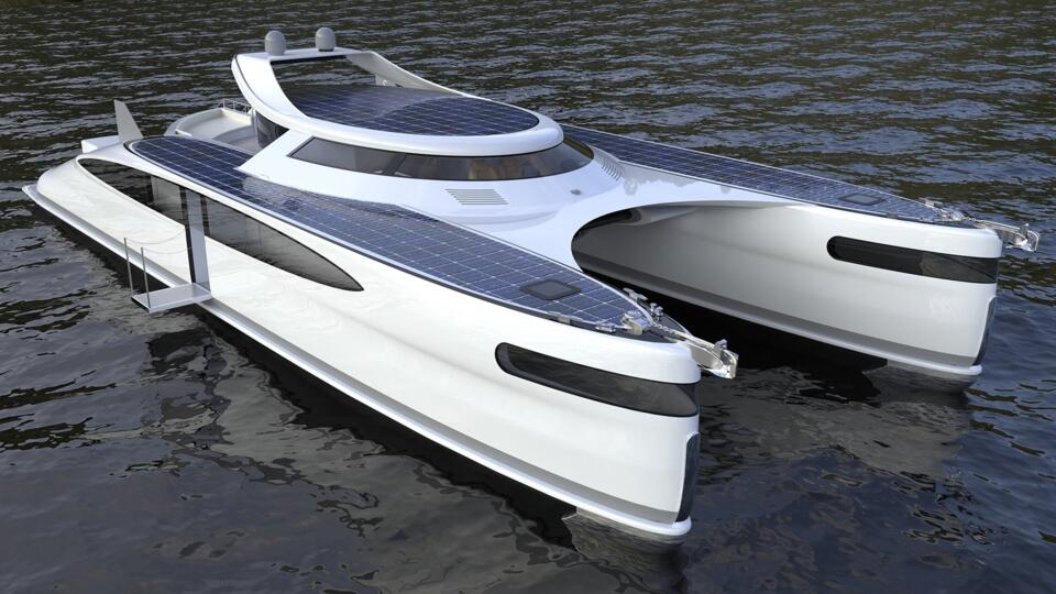 Pagurus "crabmaran" najnoviji koncept Lazzarinijevog  "hibridno-hibridnog" dizajna jahte 