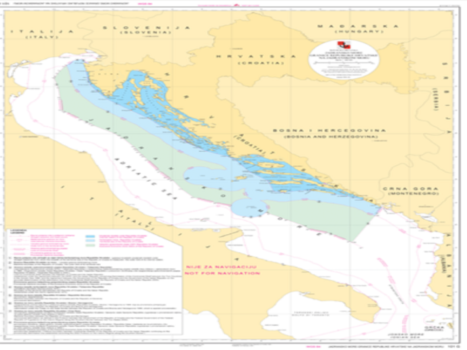 Hrvatski hidrografski institut izdao novu pomorsku kartu