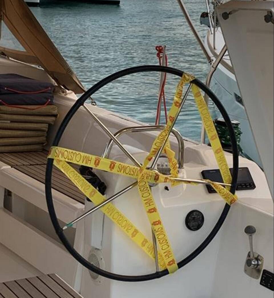 Customs regulations have detained more than 100 boats in the British Virgin Islands