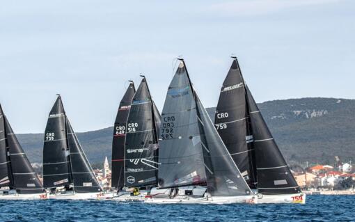 Over 100 sailors from Croatia, Italy, Slovenia and Hungary on the record-breaking CRO Melges 24 Cup regatta in Opatija